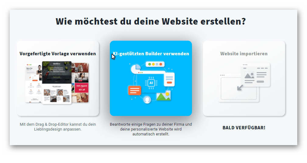 Schritt 2 KI Unterstützung